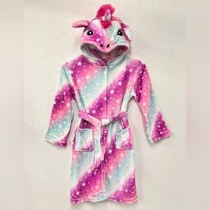 Girls Hooded Unicorn Robe (fits 8-10 years)